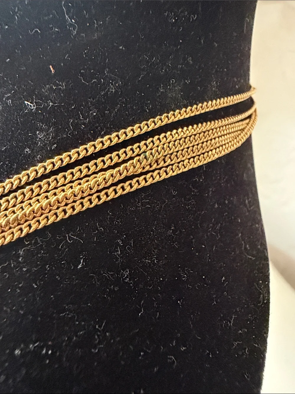Monet Layered Gold-Tone Multi Strand Necklace